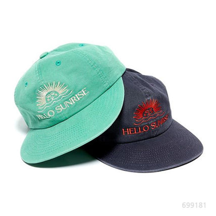 Hello Sunrise-ウォッシュド OG ロゴ 6パネル キャップ Gray Hello Sunrise-ウォッシュド OG ロゴ 6パネル キャップ Gray