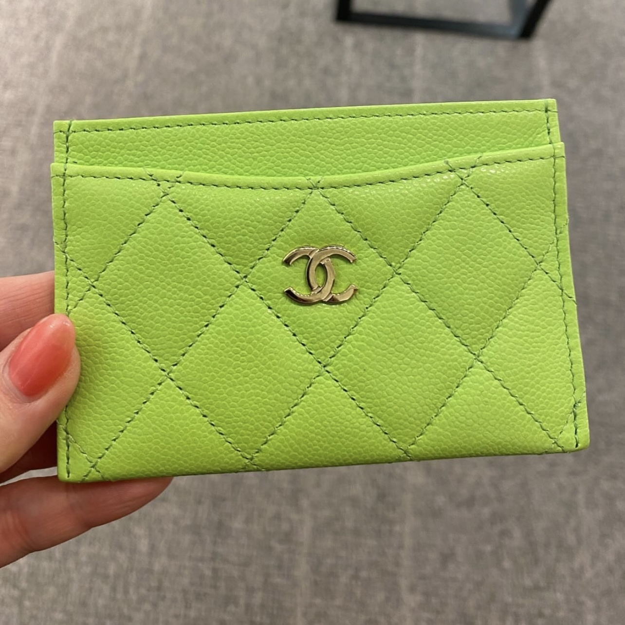 【ポケットにすっぽり♪】CHANEL カードケース 薄型 名刺入れ