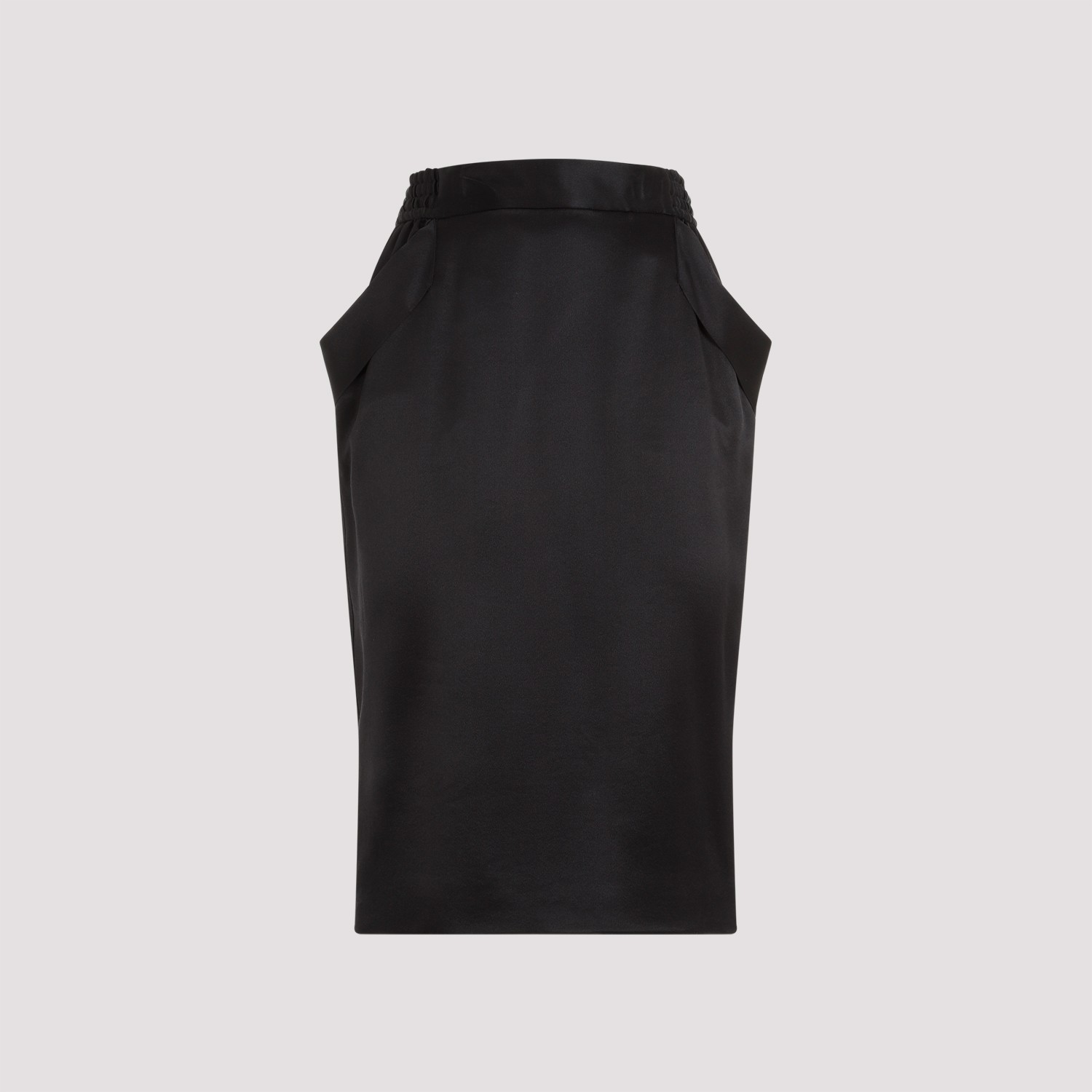 スカート SAINT LAURENT SILK MIDI SKIRT
