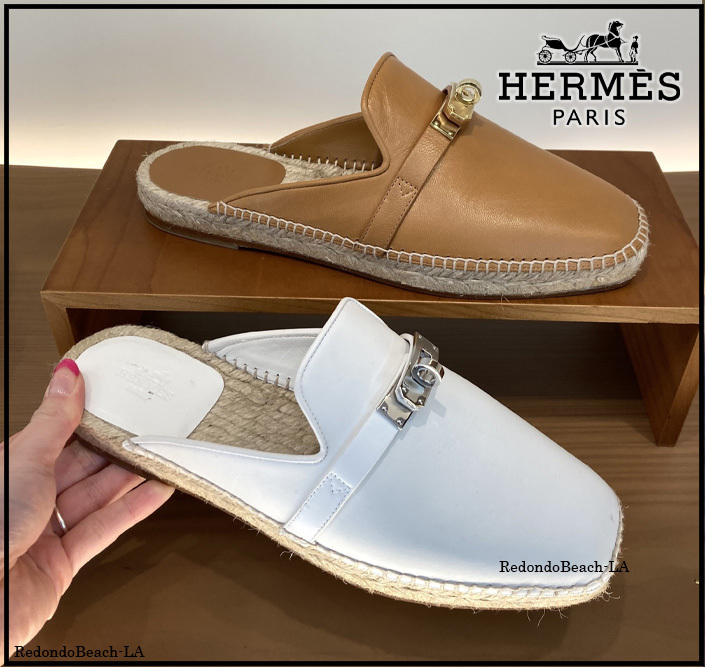 【国内入手困難・希少品】★HERMES★ESPADRILLE ミュール
