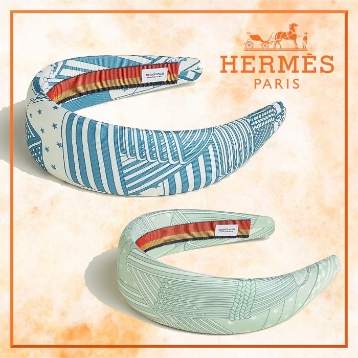 コーデにプラス\tHermes\tSangles en Zigzag Bandana カチューシャ