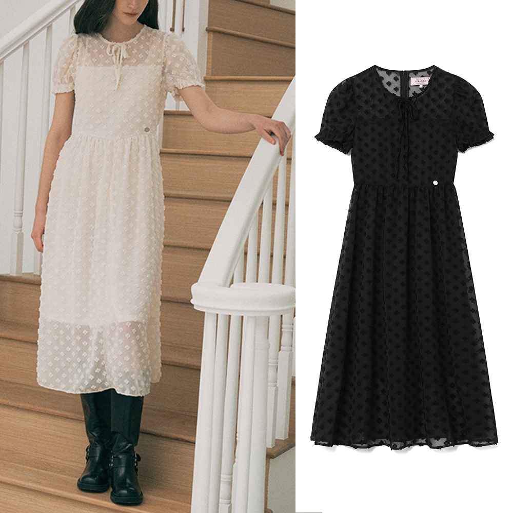 ROLAROLA★大人気★FLOWER SHIRRING ONEPIECE