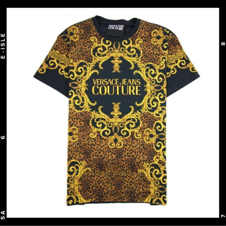希少【Versace Jeans Couture】バロックプリントTシャツ899