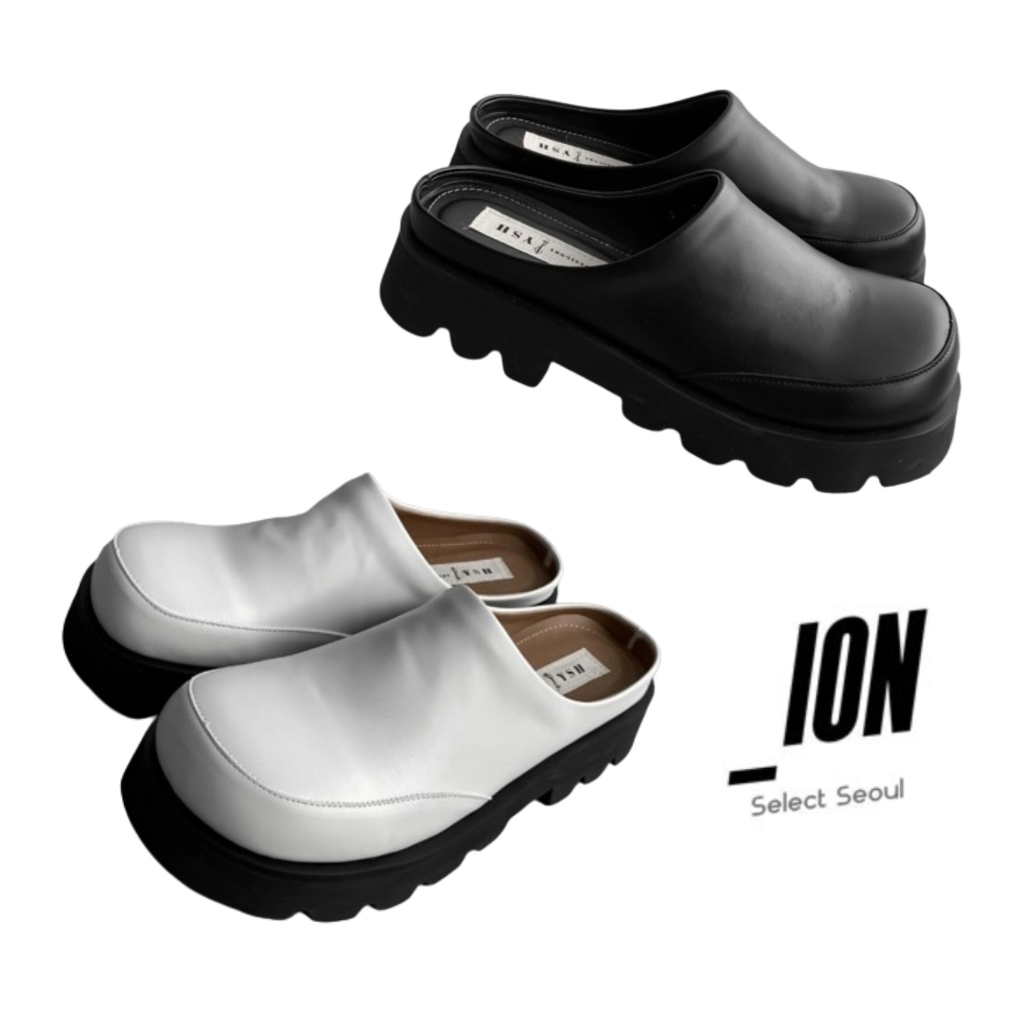 ドレスシューズ・革靴・ビジネスシューズ IONSEOUL High Platform Square Bloafer (2color)