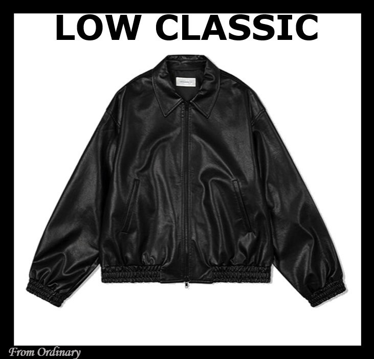 [LOW CLASSIC] LEATHER BLOUSON JACKET ★人気★