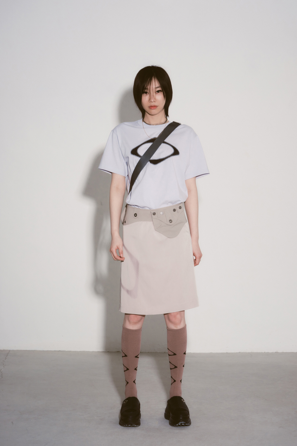 ●MISCHIEF●RHOMBUS BLUR T-SHIRTS 2色 Tシャツ 半袖 人気 ○MISCHIEF○RHOMBUS BLUR T-SHIRTS 2色 Tシャツ 半袖 人気