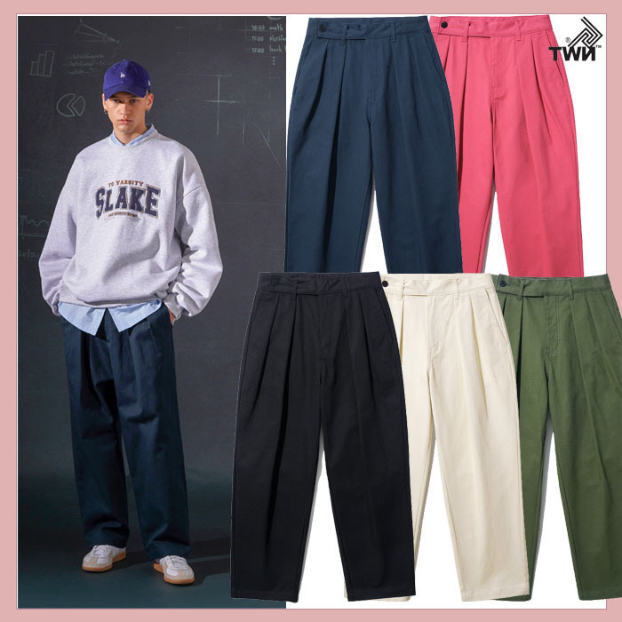 [TWN] Oneway Wide Cotton Pants★韓国で人気★JYLP3471