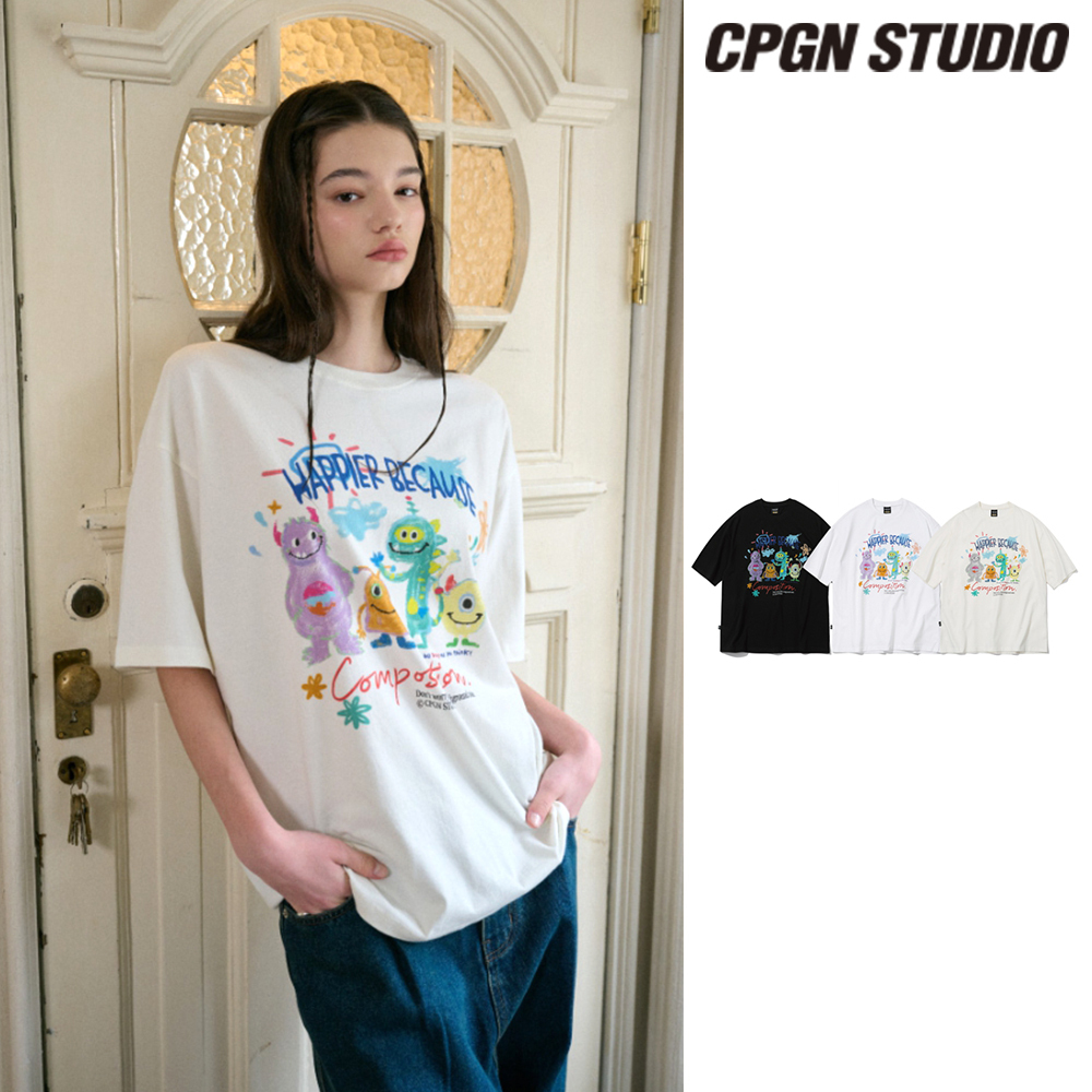 【CPGN STUDIO】24SS★ DTP Happy Day Short Sleeve Tee