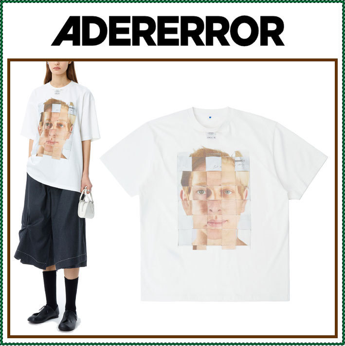 【ADERERROR】 Montage t-shirt 01 /追跡付