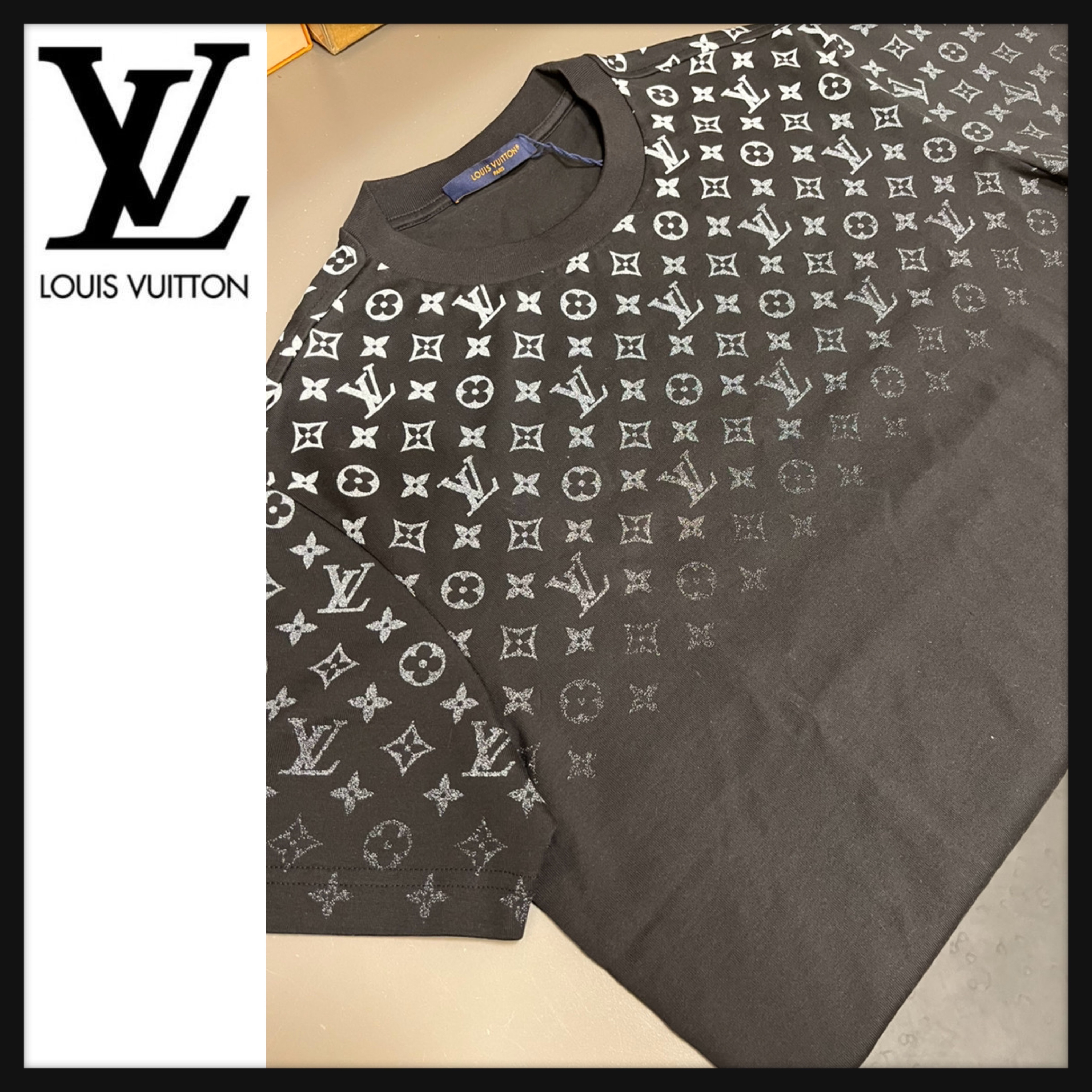 【Louis Vuitton】グラデーション コットンTシャツ