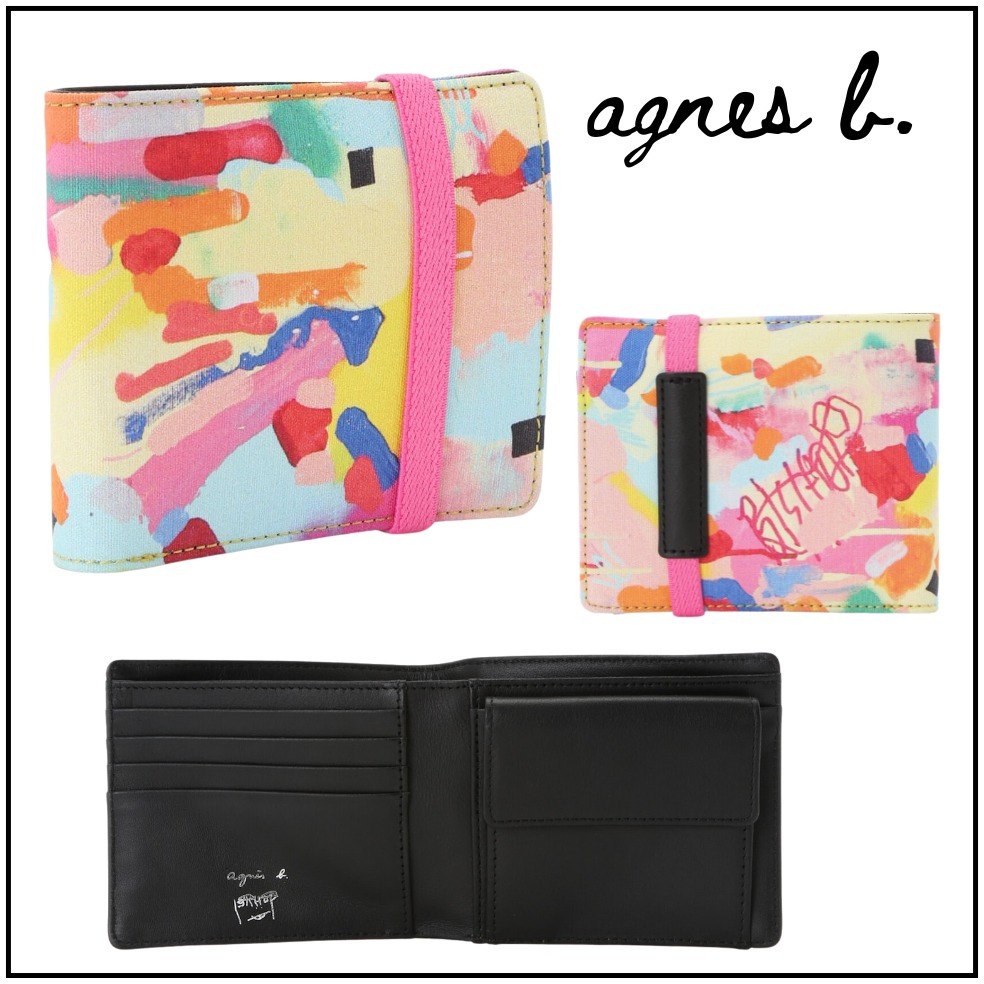 すぐ届く【agnes b. 】【ユニセックス】 WAH14−01 ウォレット