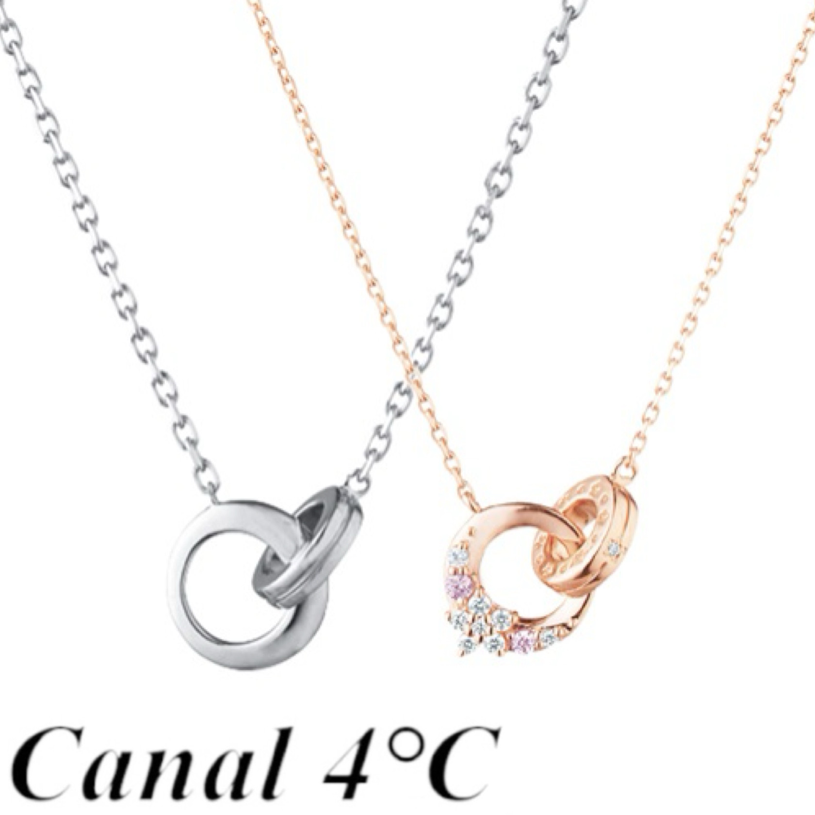 人気★Canal 4℃ Disney Collection ペアネックレス★ギフトに◎