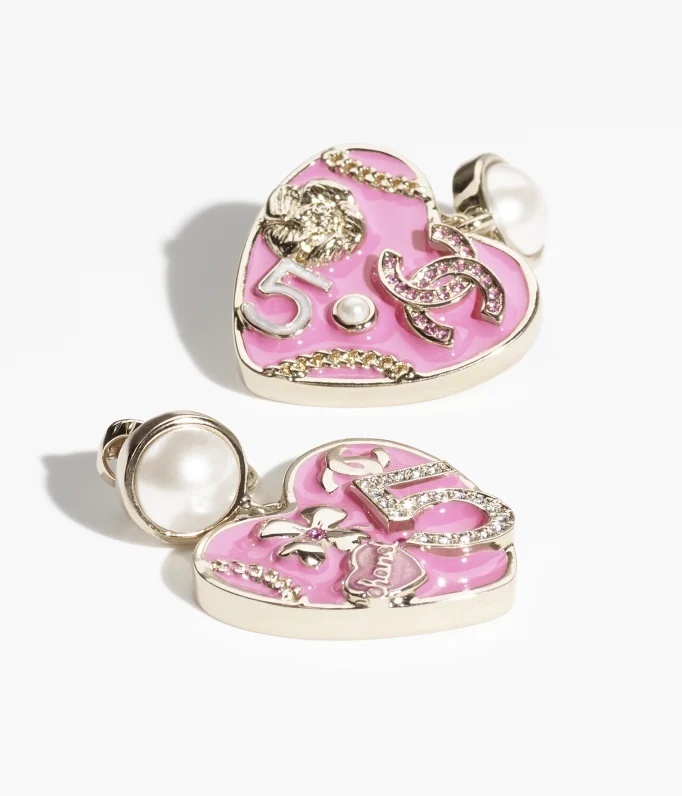 《24SS★》CHANEL ピアス ハート 可愛い