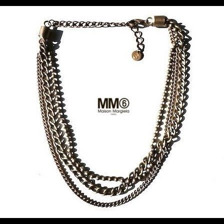 即発 ● MM6 Maison Margiela ネックレス チェーン チョーカー