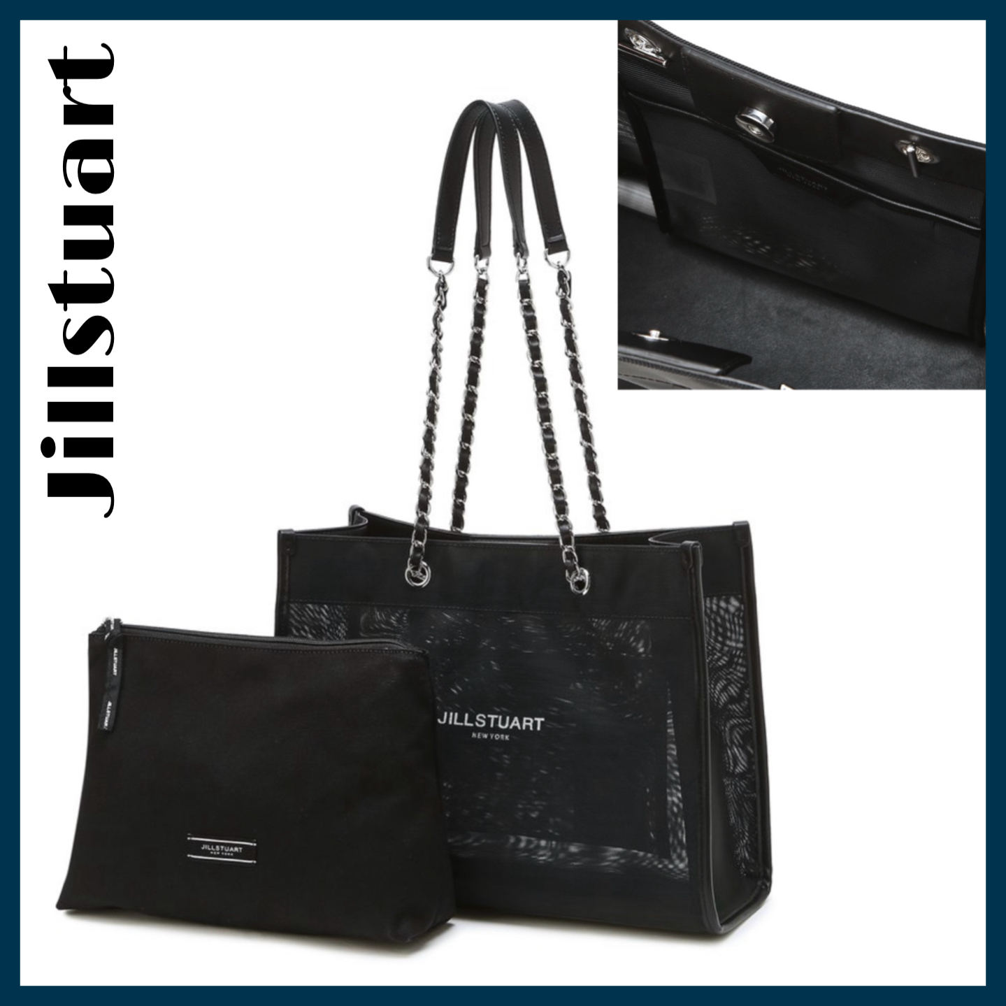 ☆JILLSTUART☆ メッシュ チェーン ショルダーバッグ