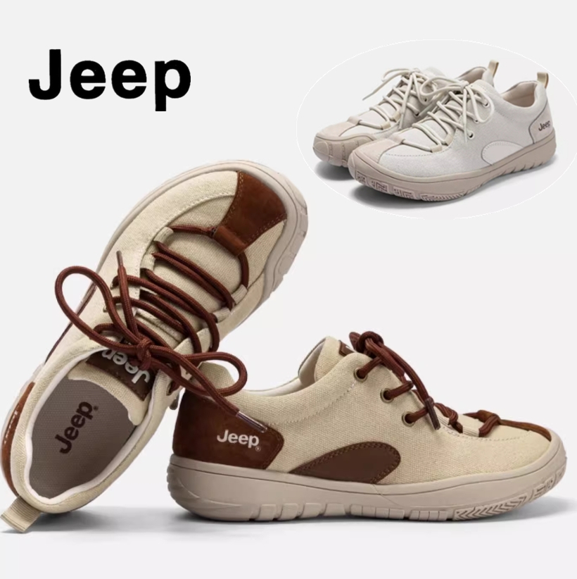 レザーJEEP(ジープ)スニーカーレディース ダッドスニーカー厚底