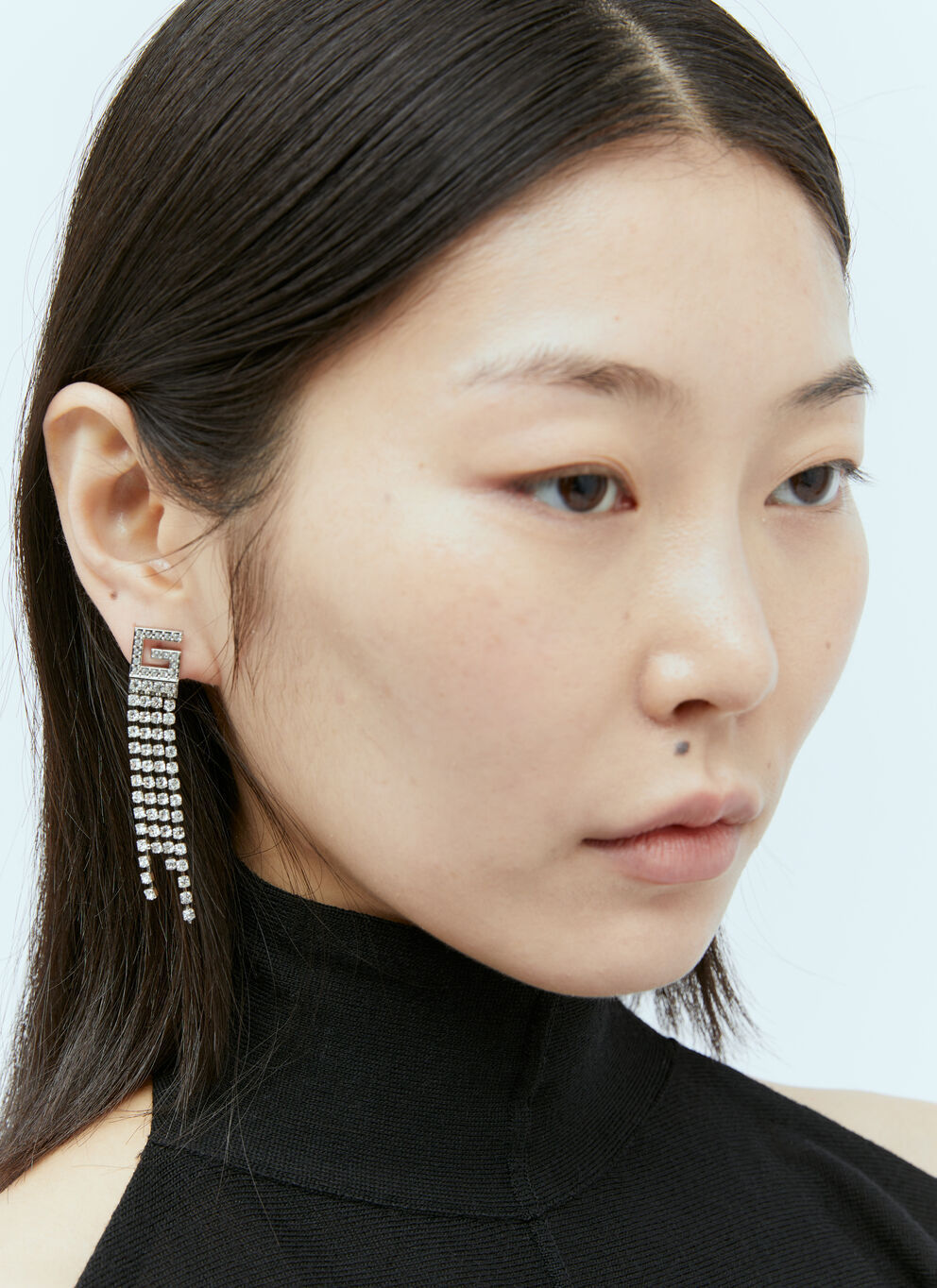 GUCCI クリスタルスクエア G ピアス シルバー 大人気 数量限定