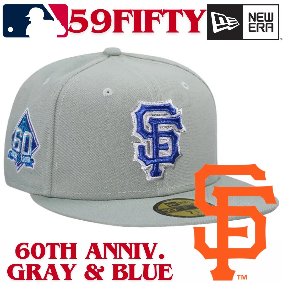 【US限定】NEW ERA 59FIFTY San Francisco Giants Gray & Blue