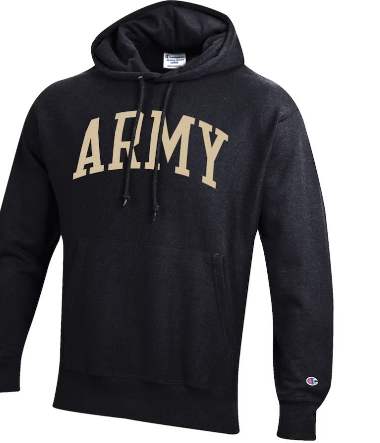 追跡有送料込【CHAMPION】Army Black Knights フーディ
