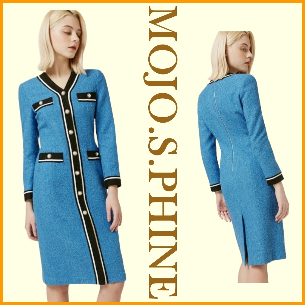■MOJO ESPIN(模造エスピン)Fancy Coloring Line Dress