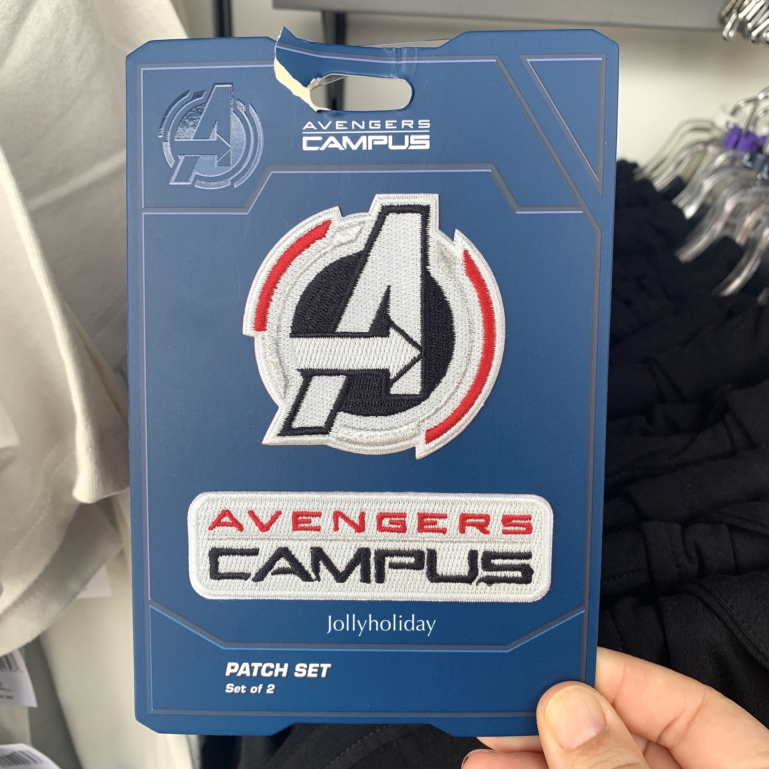 ☆アベンジャーズキャンパス限定☆ロゴワッペン2枚セット