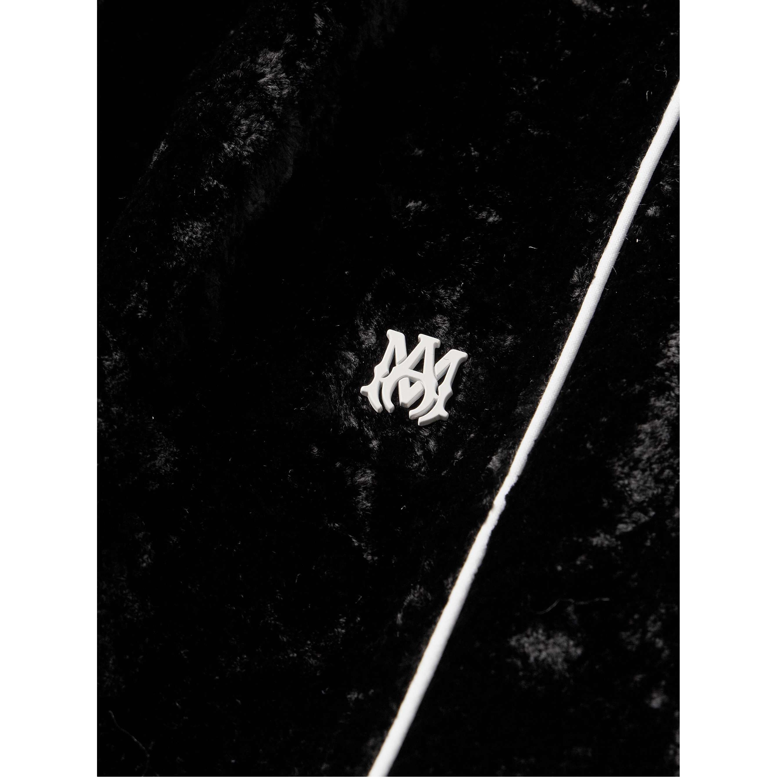 AMIRI クラッシュベルベット トラックパンツ ブラック (AMIRI