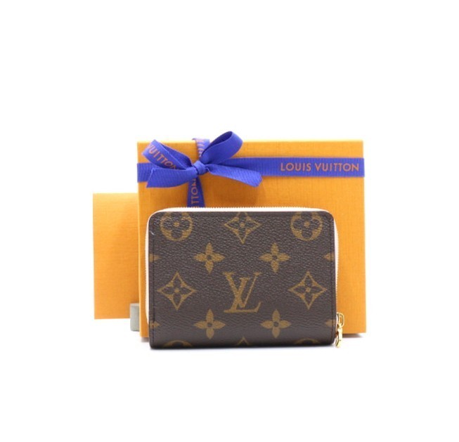 Louis Vuitton 未使用 美品 ポルトフォイユ・ルー ピンク 中古