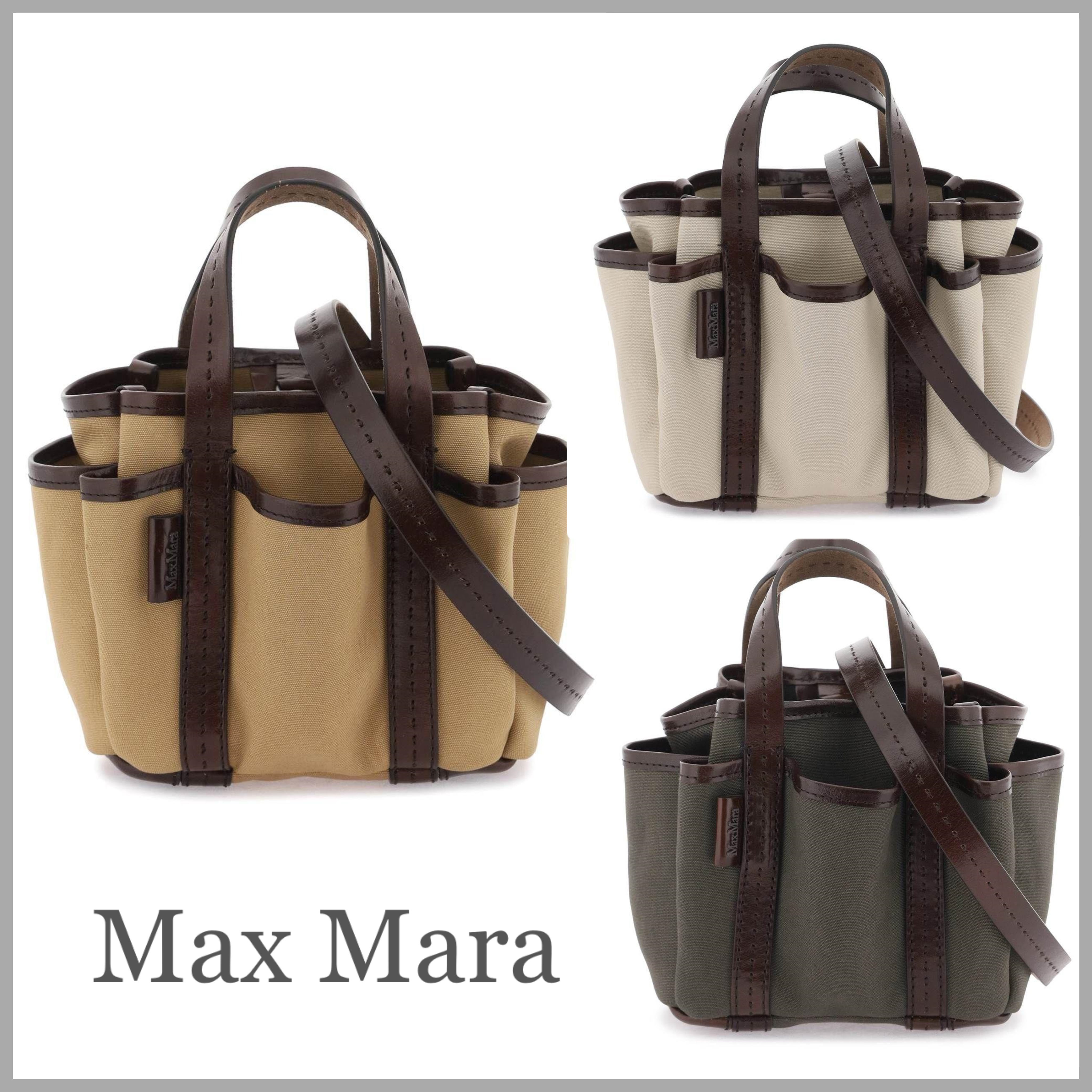 Max Mara キャンバス ミニ トートバッグ GARDENCABASXS