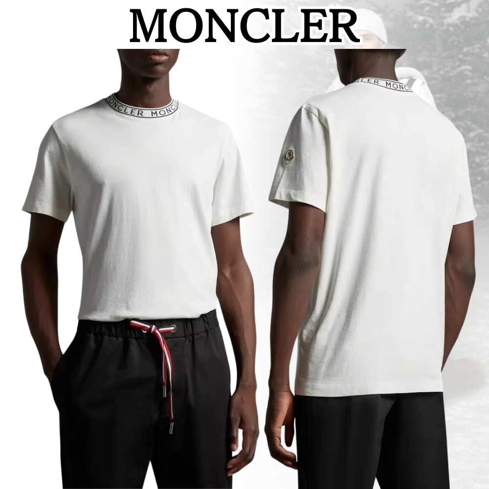 MONCLER*オーラ漂うエレガントな逸品*コットン ロゴ Tシャツ