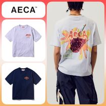 AECA WHITE(エイカホワイト) Tシャツ・カットソー ◆24SS  AECA WHITE RASPBERRY Tシャツ/2色◆