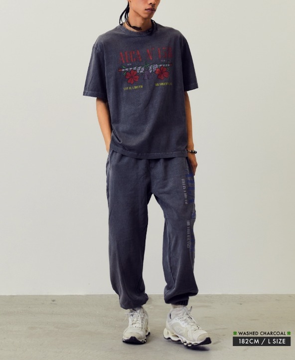 AECA WHITE GUNS N CLOVER Tシャツ 2colors ◇24SS AECA WHITE GUNS N CLOVER Tシャツ/2色◇ (AECA WHITE/T
