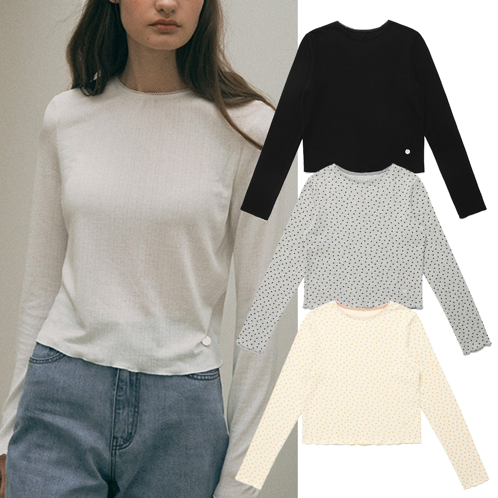 ROLAROLA★大人気★LACE PUNCHING T-SHIRT