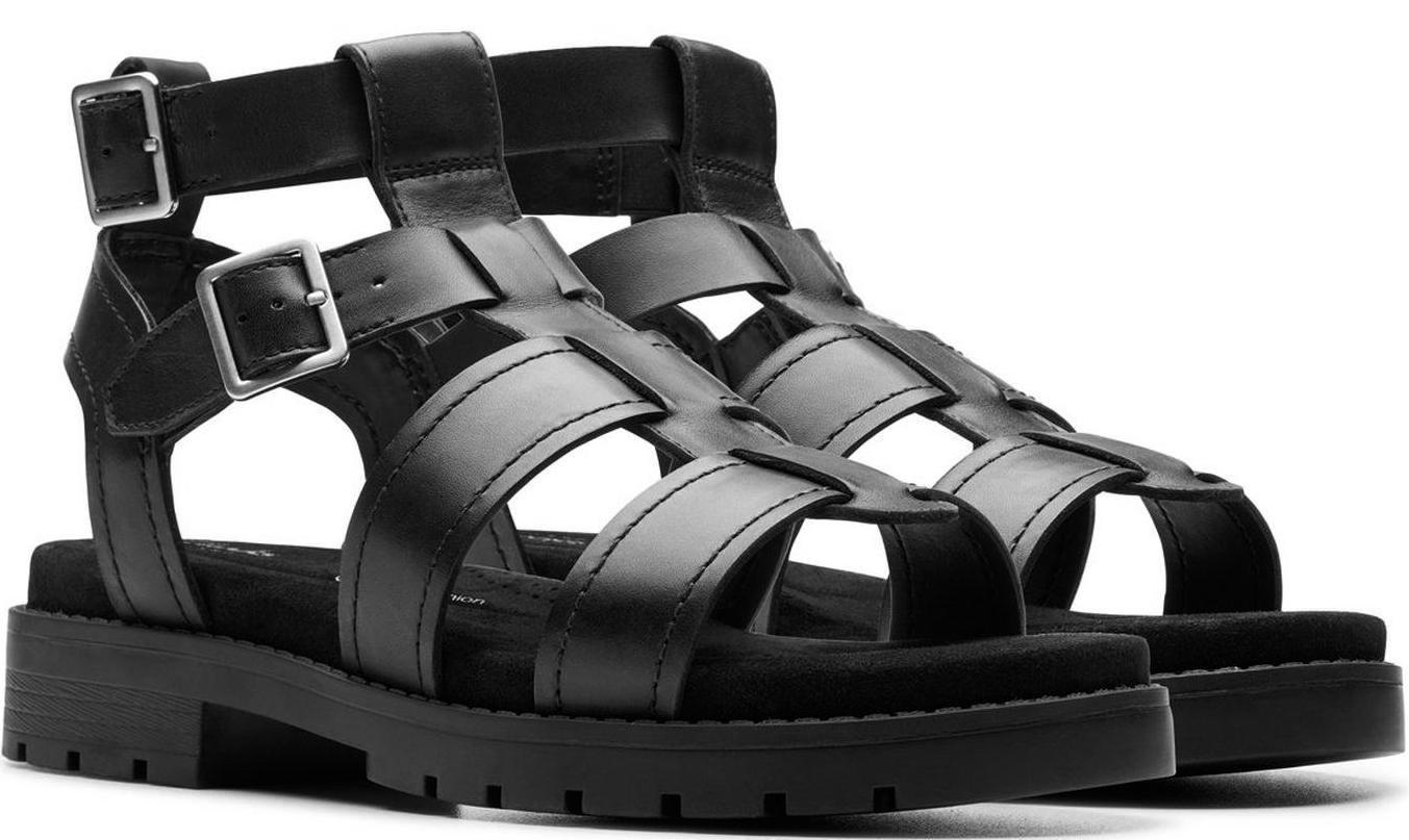 CLARKS グラディエーター サンダル レザー ストラップ CLARKS グラディエーター サンダル レザー ストラップ