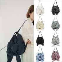【Athe vanessabruno】★光沢ブラックリボンミニトートバッグ Athe vanessabruno】☆光沢ブラックリボンミニトートバッグ