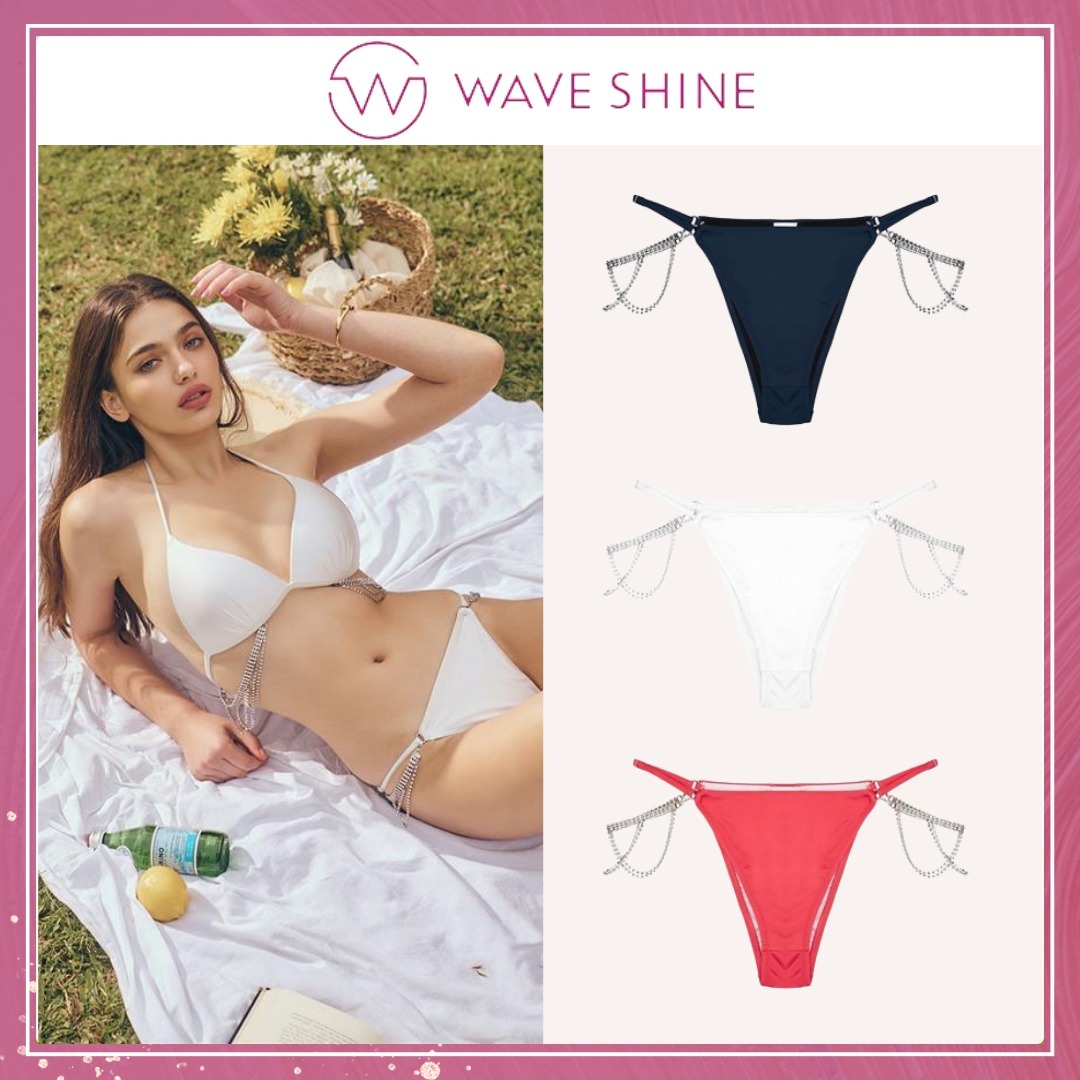 追跡有★WAVE SHINE ラインストーン ブラジリアン ショーツ