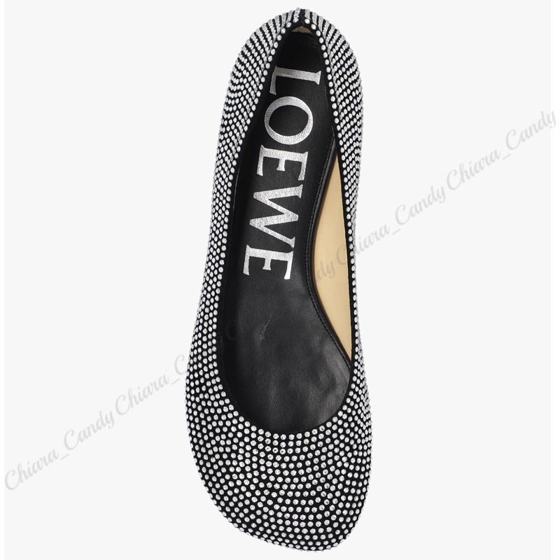 【24SS NEW】LOEWE_woman / TOY ラインストーン バレエシューズ 24SS NEW】LOEWE_woman / TOY ラインストーン バレエシューズ