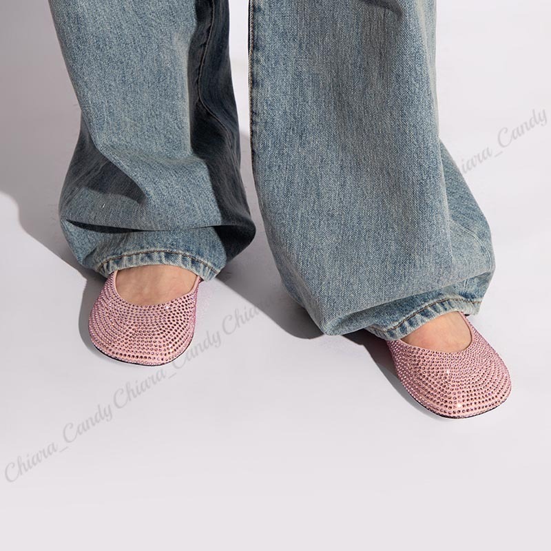 【24SS NEW】LOEWE_woman / TOY ラインストーン バレエシューズ 24SS NEW】LOEWE_woman / TOY ラインストーン バレエシューズ