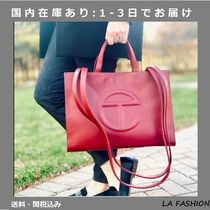 即お届け テルファー ミディアム ショッピングバッグ Oxblood