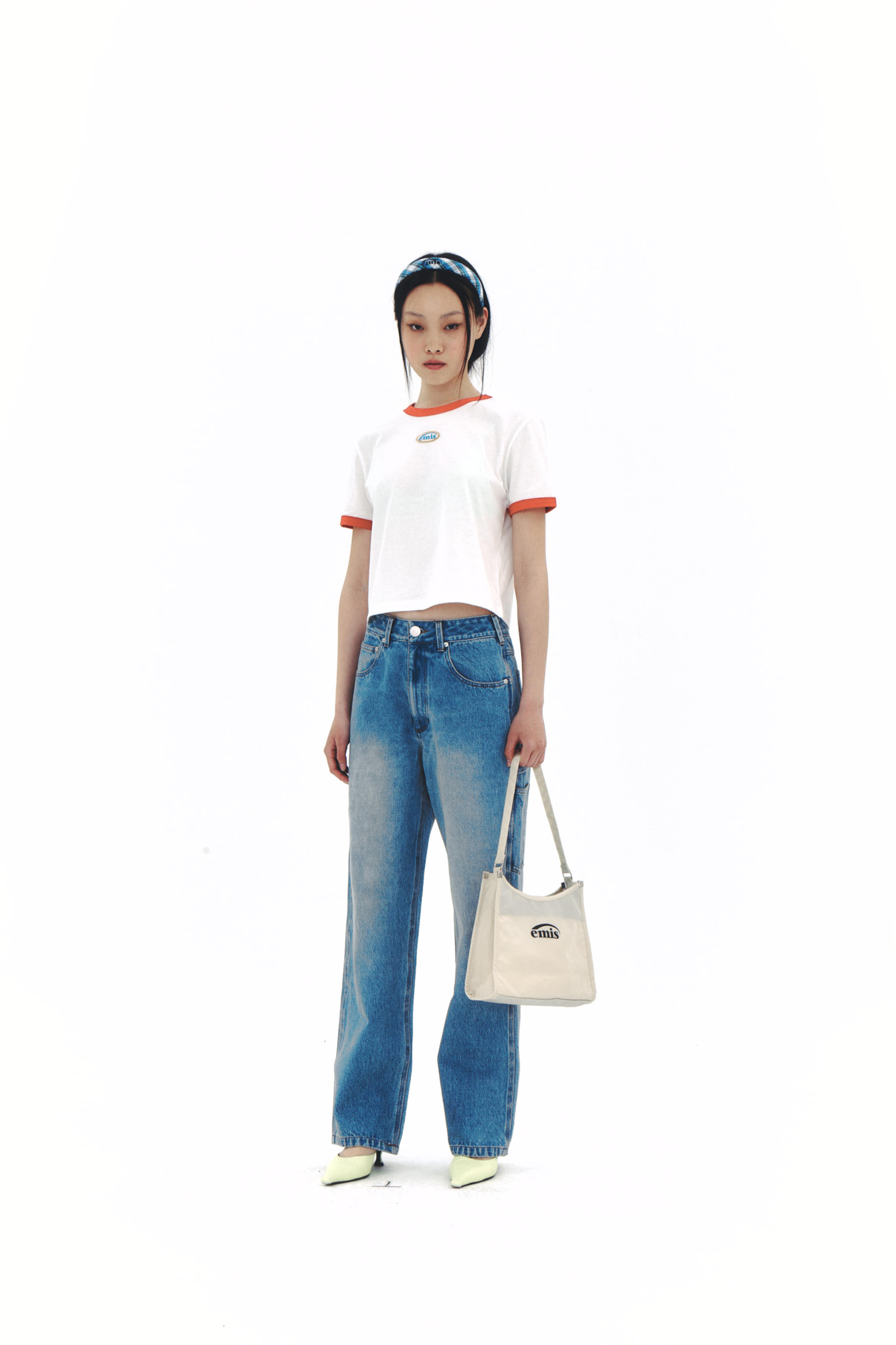 人気 ☆EMIS☆ SQUARE HOBO BAG SQUARE HOBO BAG-IVORY - EMIS