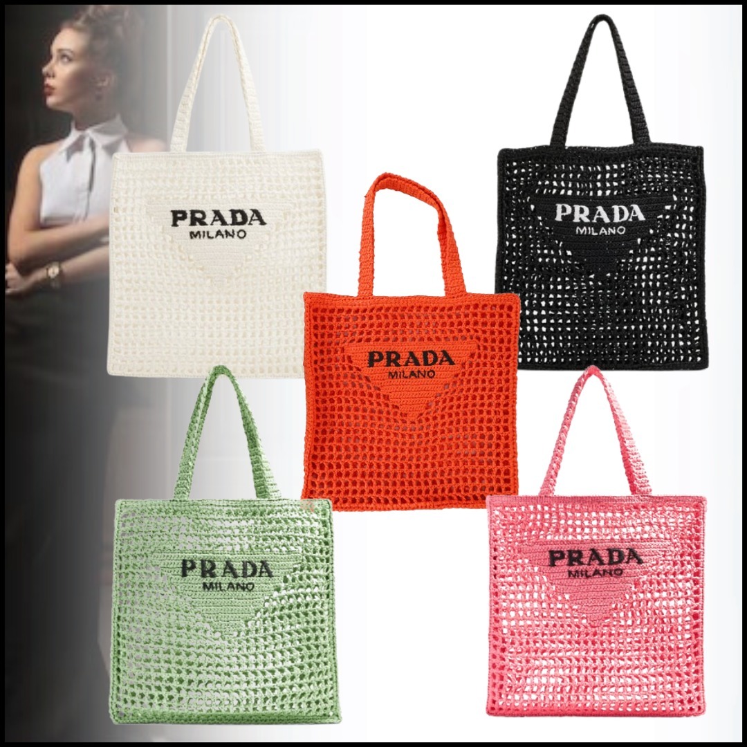 ◆直営店◆【PRADA】クロシェ トートバッグ