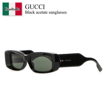 GUCCI Sunglasses Rectangular-frame sunglasses