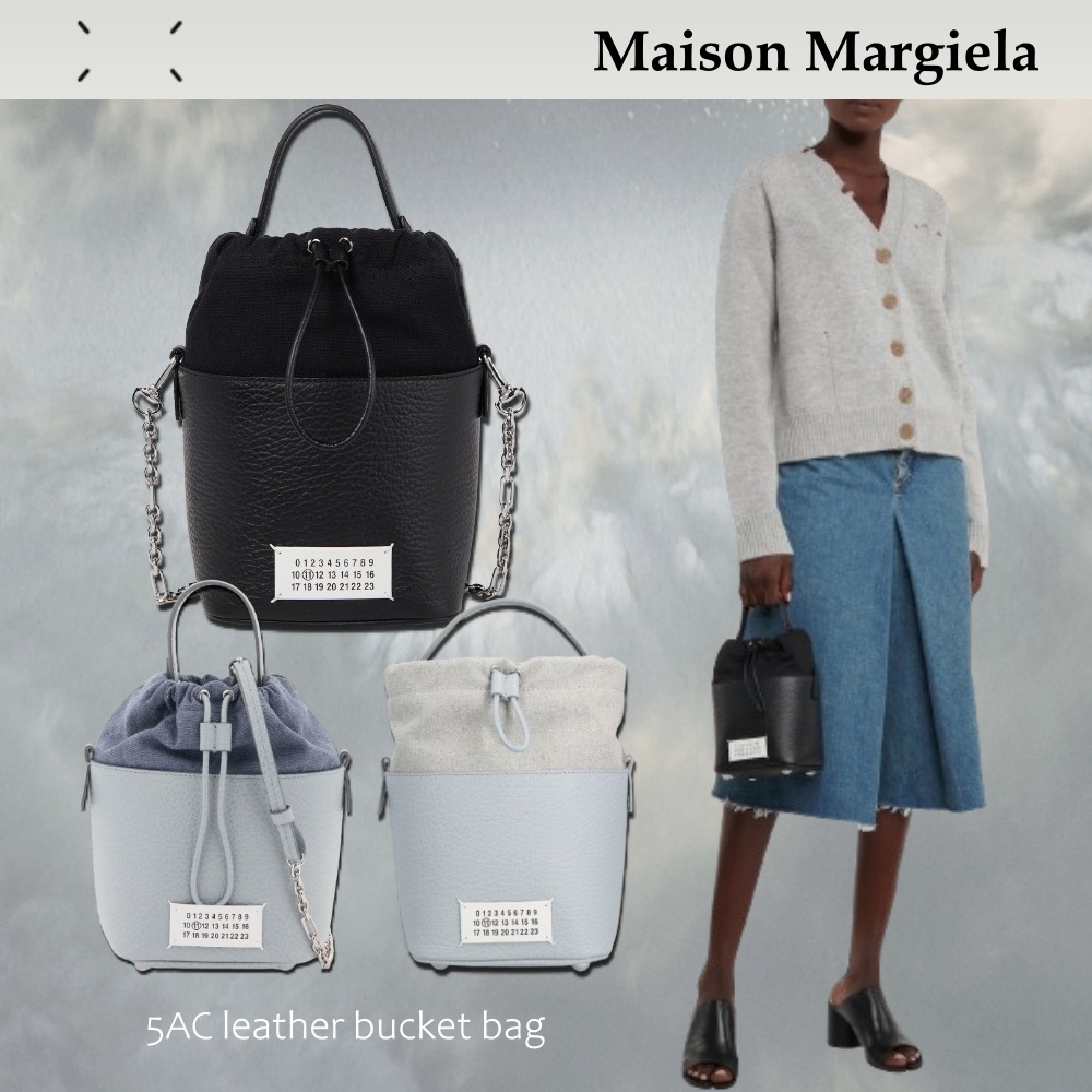 Maison Margiela■5AC 革 バケット バッグ