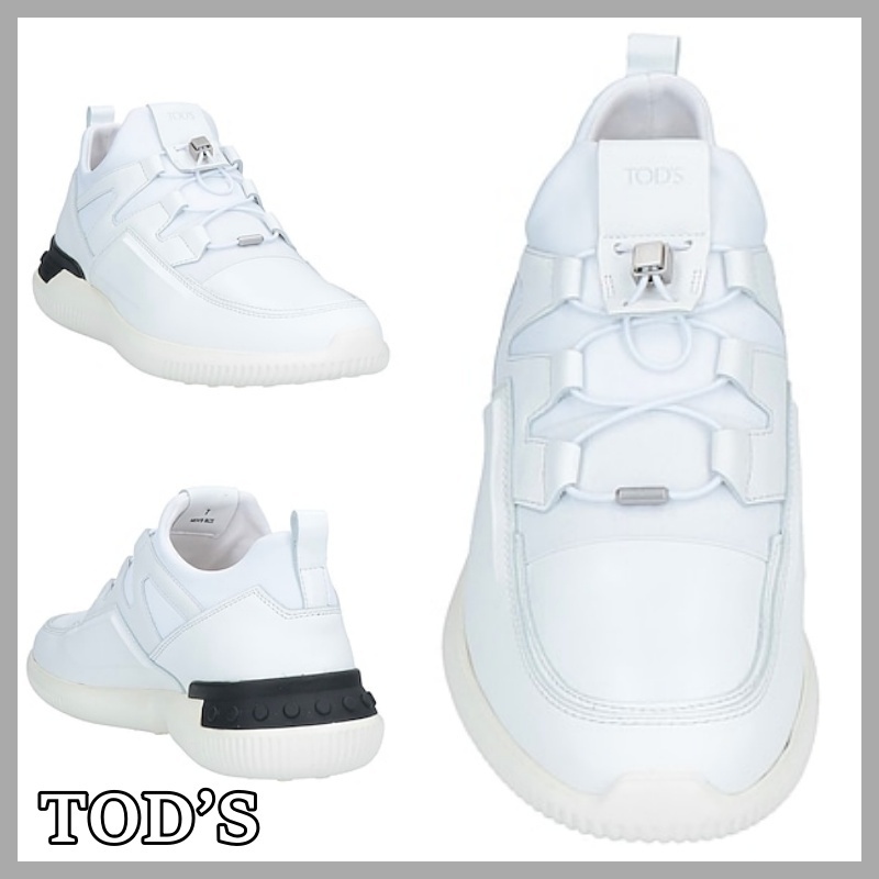 【TOD’S】NO_CODE レザー＆テクニカルファブリック スニーカー