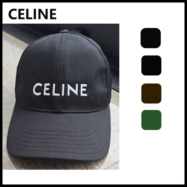 【セリーヌ】CELINE ベースボールキャップ コットン