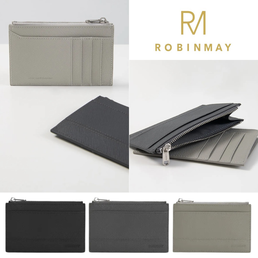 台湾発 ROBINMAY メンズ 本革レザー コインカードホルダー EL011