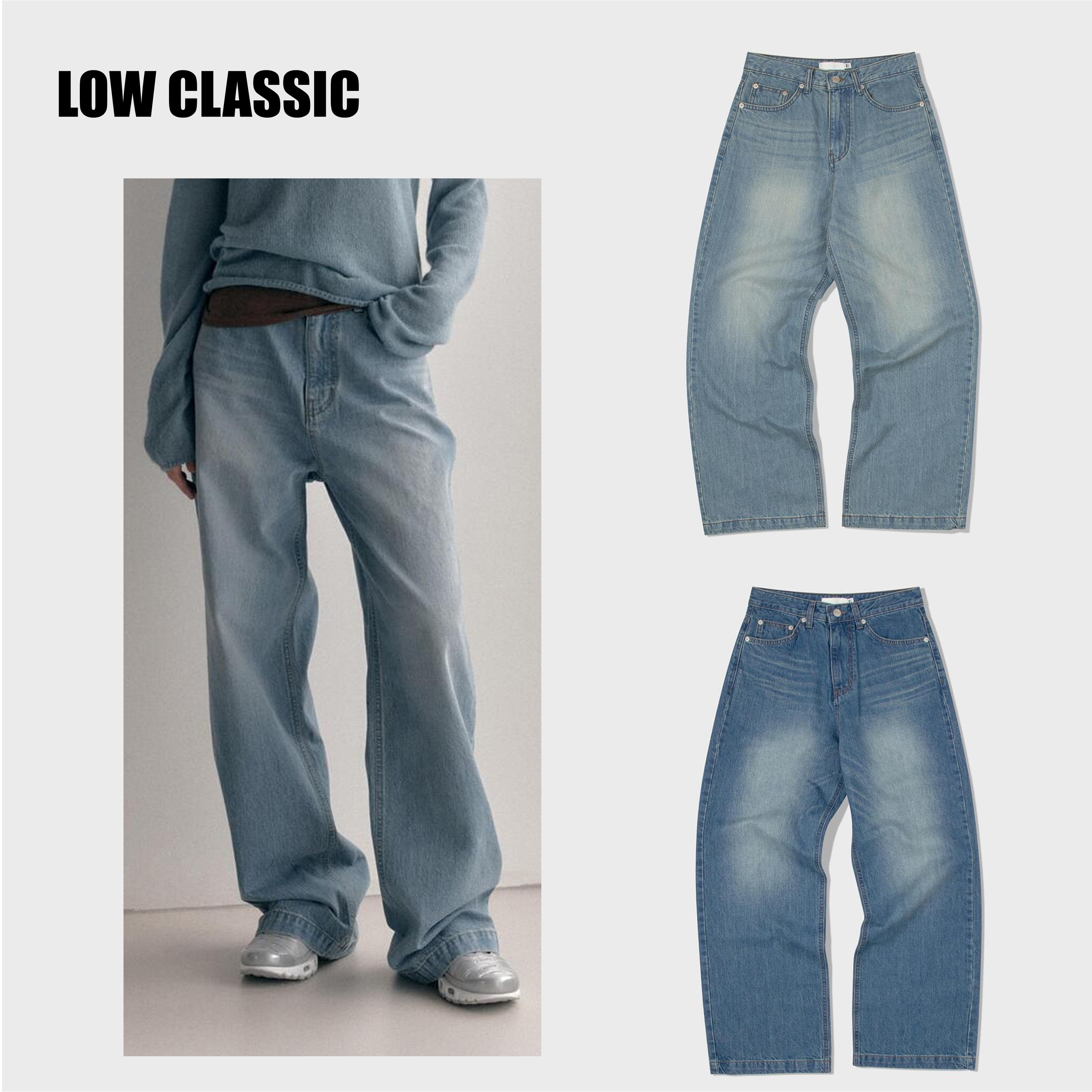 [ロウ クラシック] LOW CLASSIC LOOSE FIT JEANS☆送料込☆