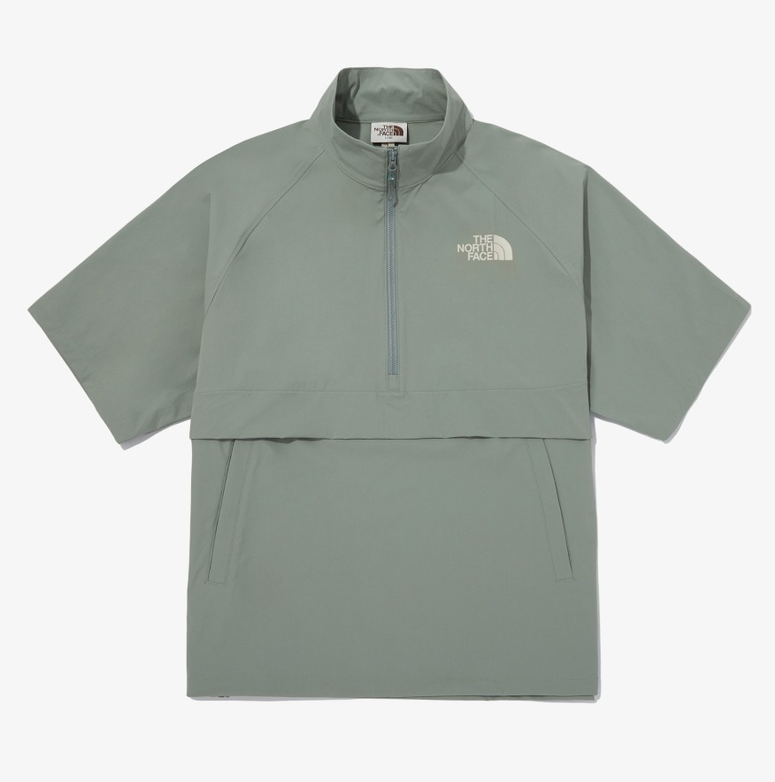 [ノースフェイス]ICE RUN ハーフジップ S/S TEE★新作・24SS★ ☆24SS☆【ノースフェイス】☆ICE RUN ハーフジップ S/S TEE