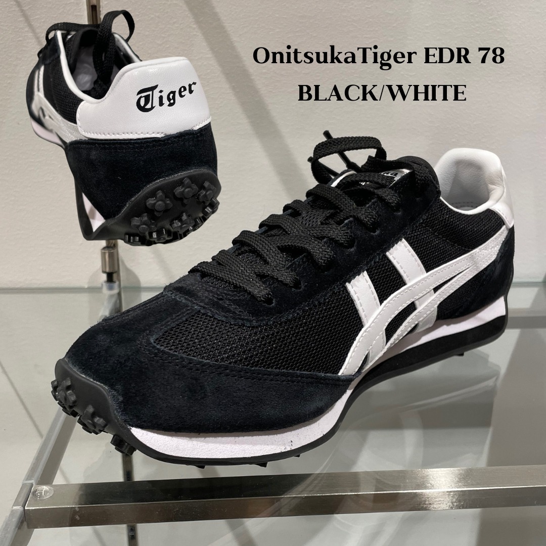 【送料込】 OnitsukaTiger オニツカタイガー EDR 78 BLACK/WHITE