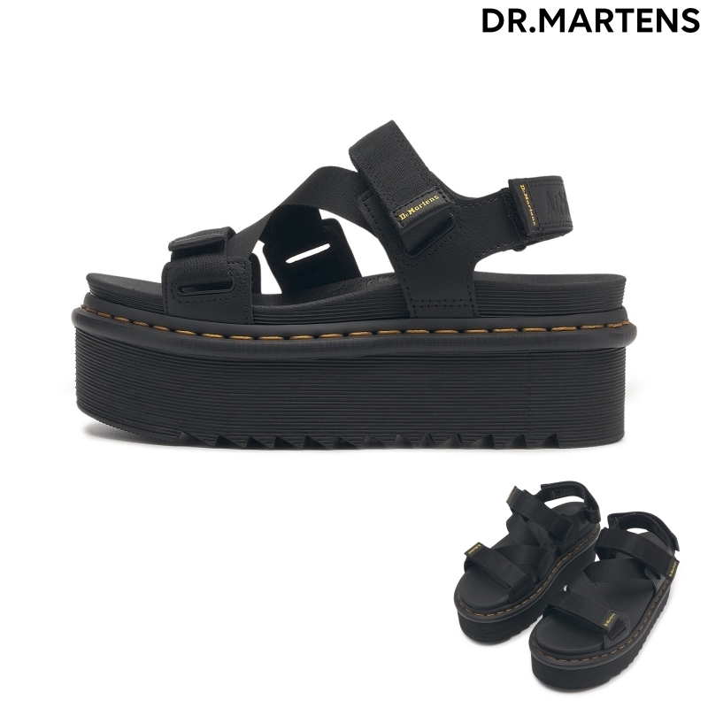 [DR.MARTENS] サンダル KIMBER II マルチストラップ ブラック