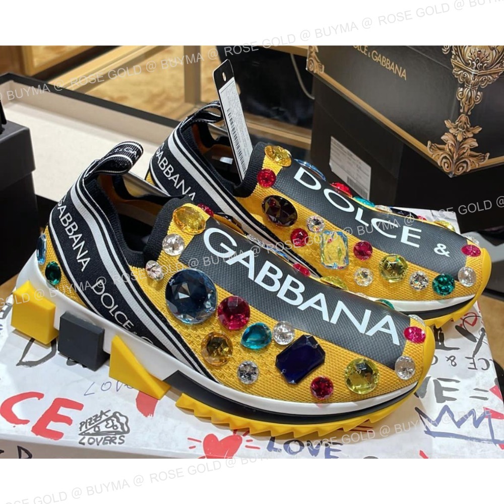 本物保証/Dolce & Gabbana クリスタル シューズ ハイセンス